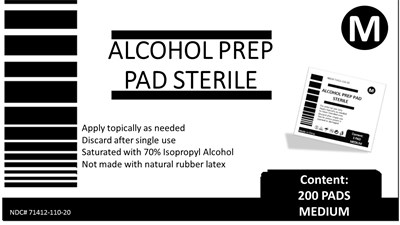 Side Box (Printing Marks Alcohol Pad Side Box)